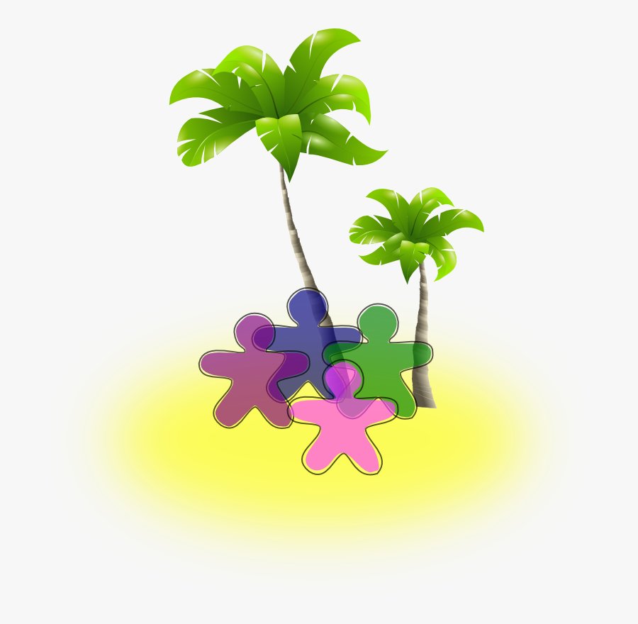 Transparent Paradise Clipart - Palm Tree Png Clipart, Transparent Clipart