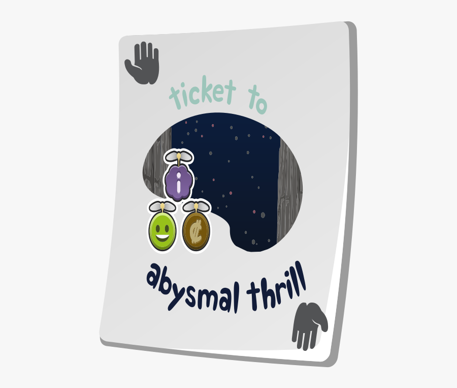 Misc Paradise Ticket Abysmal Thrill Clipart Icon Png - Label, Transparent Clipart