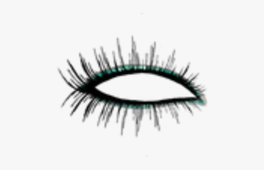 Eyelashes Clipart Outline - Eye Outline With Eyelashes, Transparent Clipart