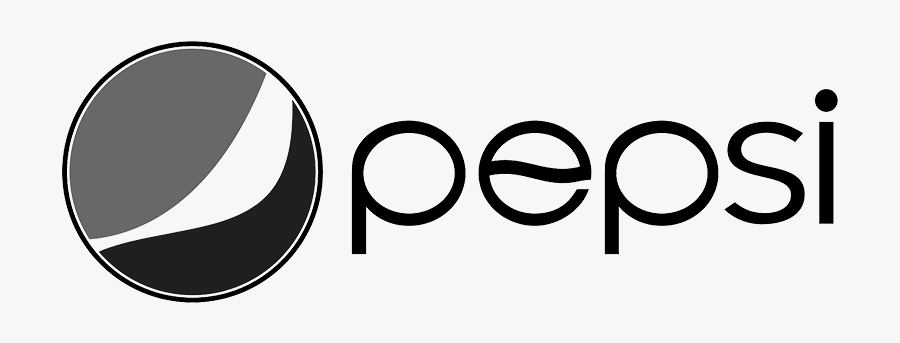 Pepsico Globe Coca-cola Pepsi Logo Free Frame Clipart - Pepsi Black And White, Transparent Clipart