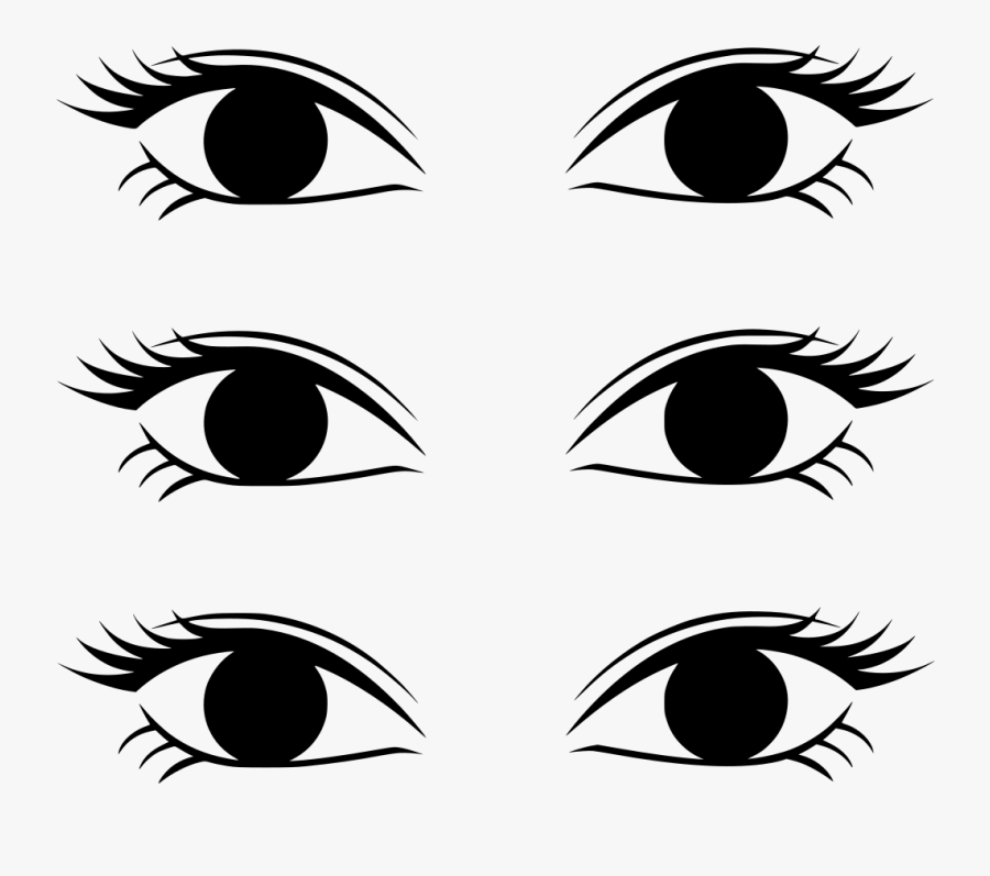 Color Eyes Clip Art, Transparent Clipart