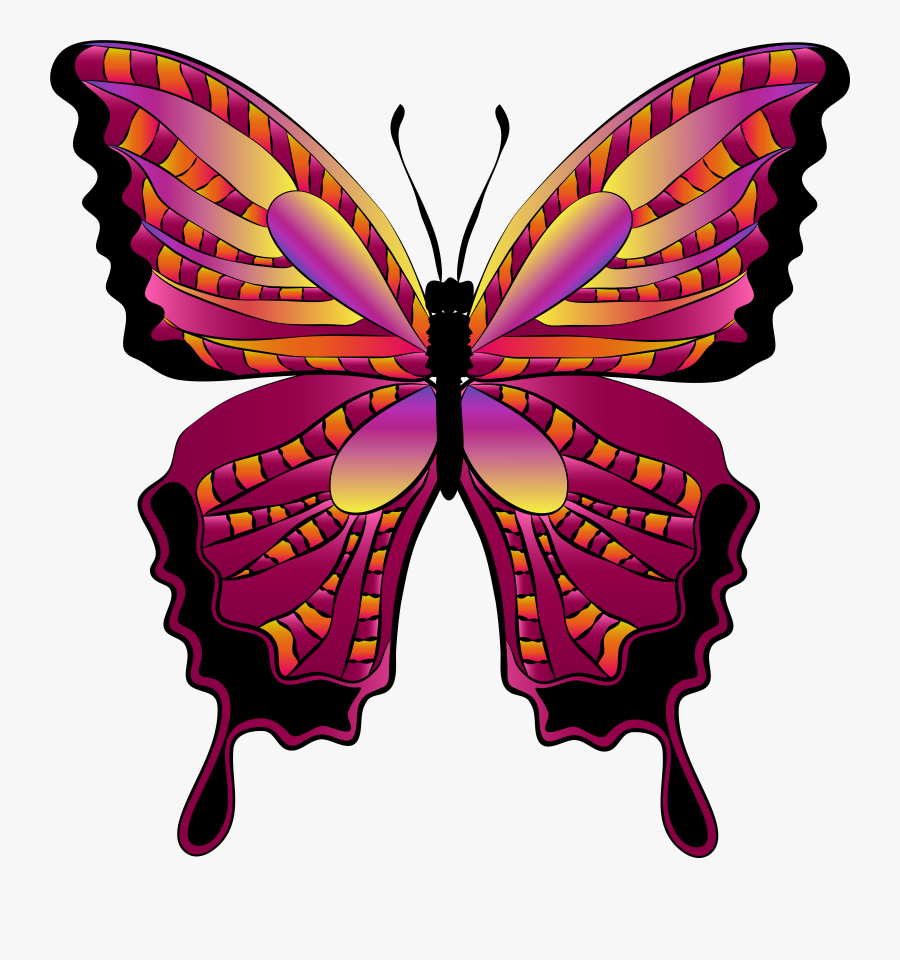 Butterfly Red Clipart Image Gallery High-quality Transparent - Butterfly Clipart, Transparent Clipart