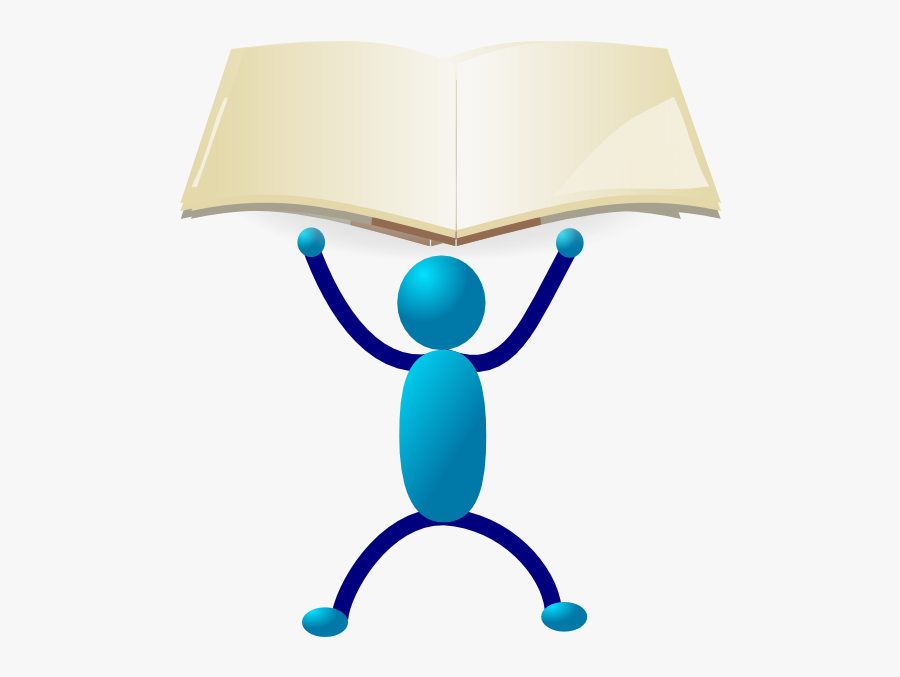 Hold Up The Book, Transparent Clipart