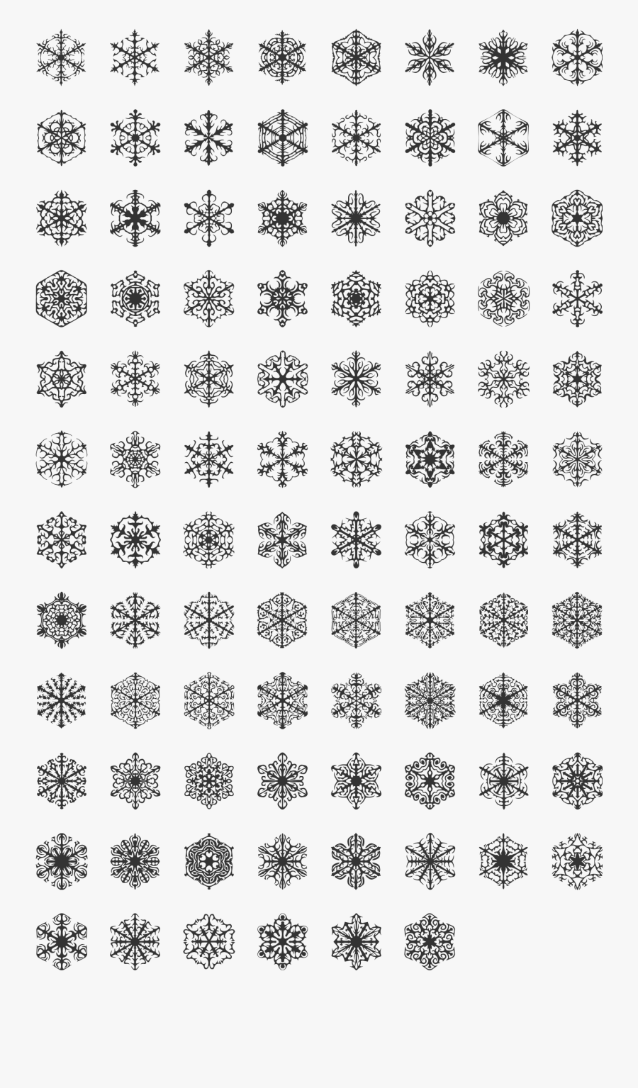 Snowflakes Tattoo In Ear, Transparent Clipart
