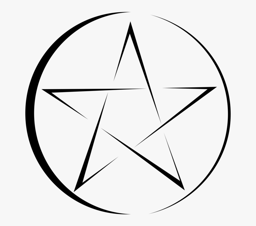 Pentagram Pentacle Drawing Symbol Wicca - Pentacle Drawing, Transparent Clipart