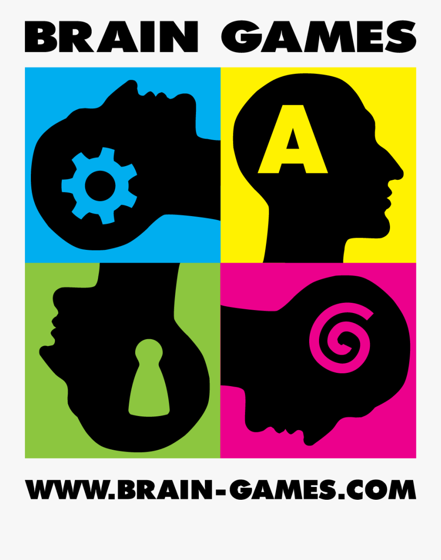 Transparent Brain Gears Clipart - Brain Games Logo, Transparent Clipart