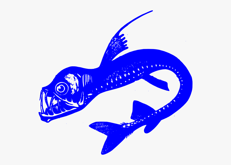 Clip Art Viper Fish - Deep Sea Fishes Drawing, Transparent Clipart