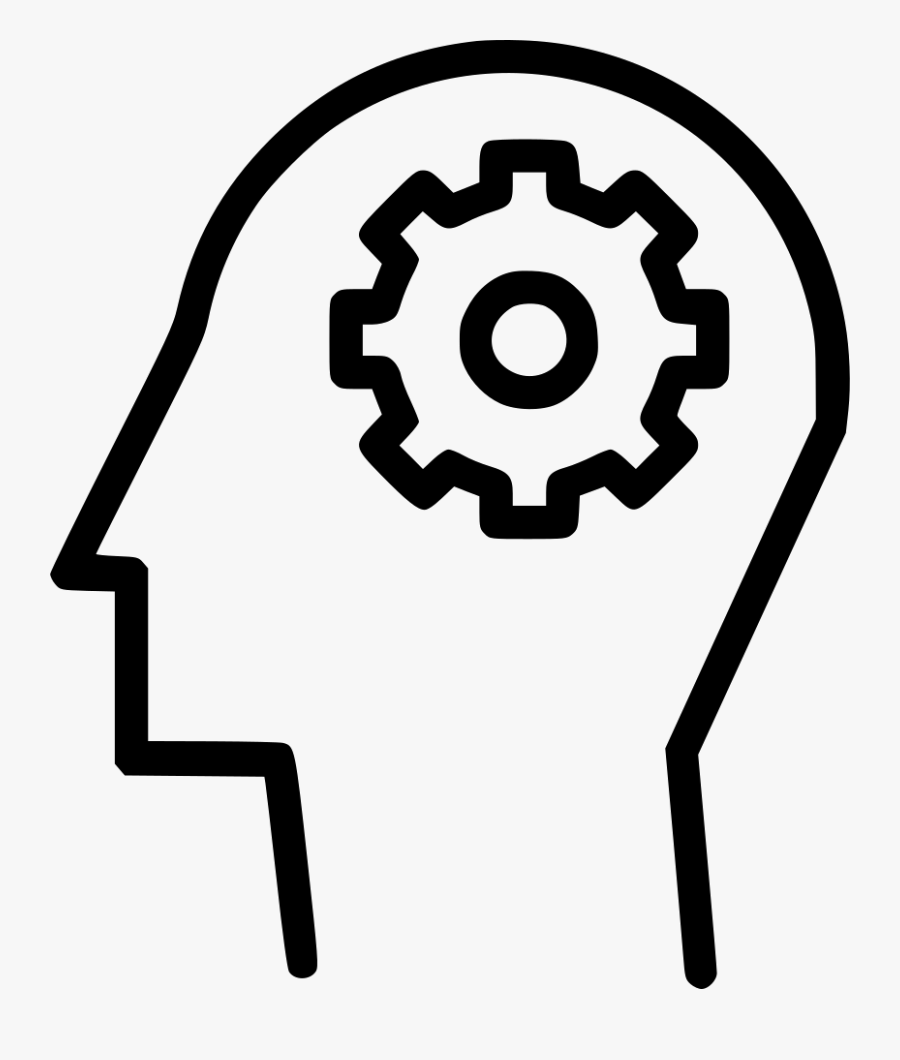 Idea Clipart Idea Man - Gear Bulb Icon, Transparent Clipart