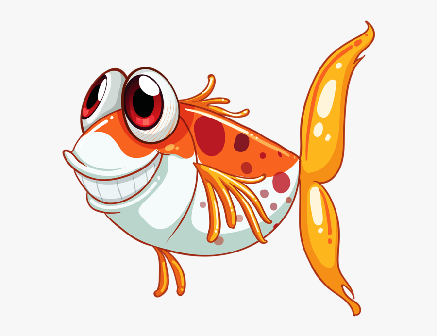 Cartoon Vector Sea Fish, Transparent Clipart