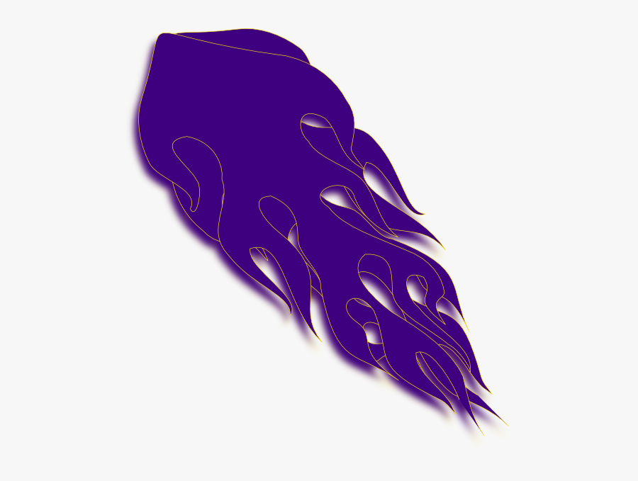 Purple Innovation Flame Fire Clip Art - Cartoon Purple Fire Png, Transparent Clipart