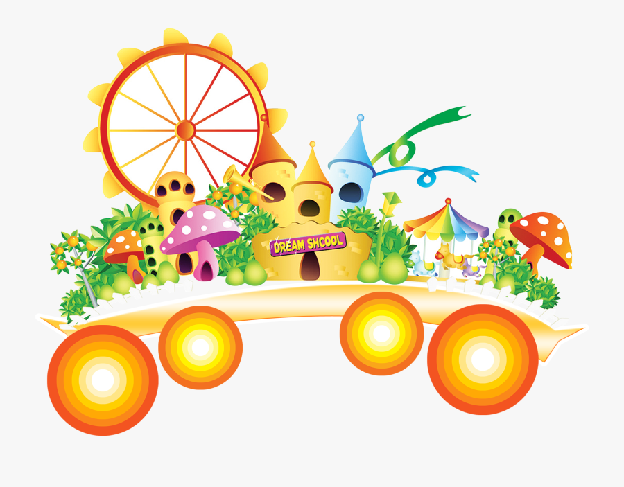 Castle Animation Park Cartoon Free Transparent Image, Transparent Clipart