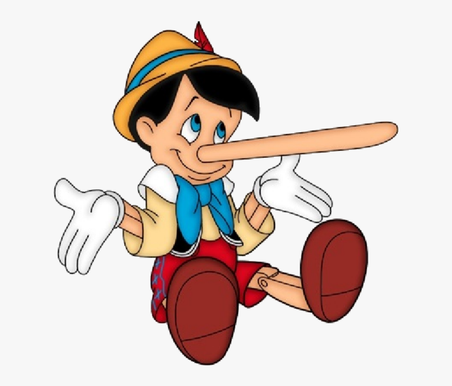 Transparent Pinocchio Nose Png - Lying Pinocchio, Transparent Clipart