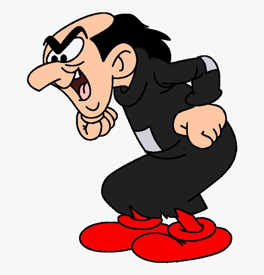 Smurfs Gargamel Sign Animation Smurf The Jokey Clipart - Cartoon Gargamel Smurfs, Transparent Clipart
