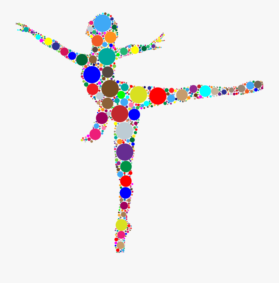 Colorful Clipart - Dance, Transparent Clipart