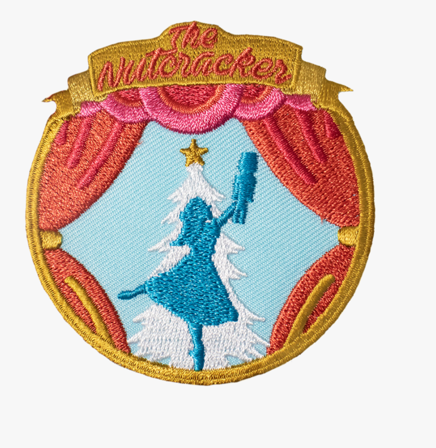Nutcracker Ballet Inspired Patch Crossstitch , Free Transparent
