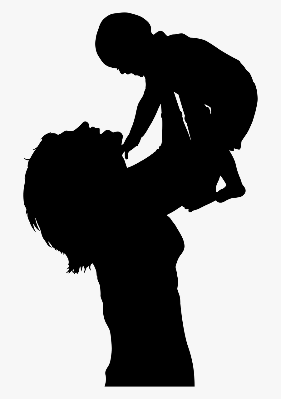 Related Image - Woman And Baby Silhouette, Transparent Clipart