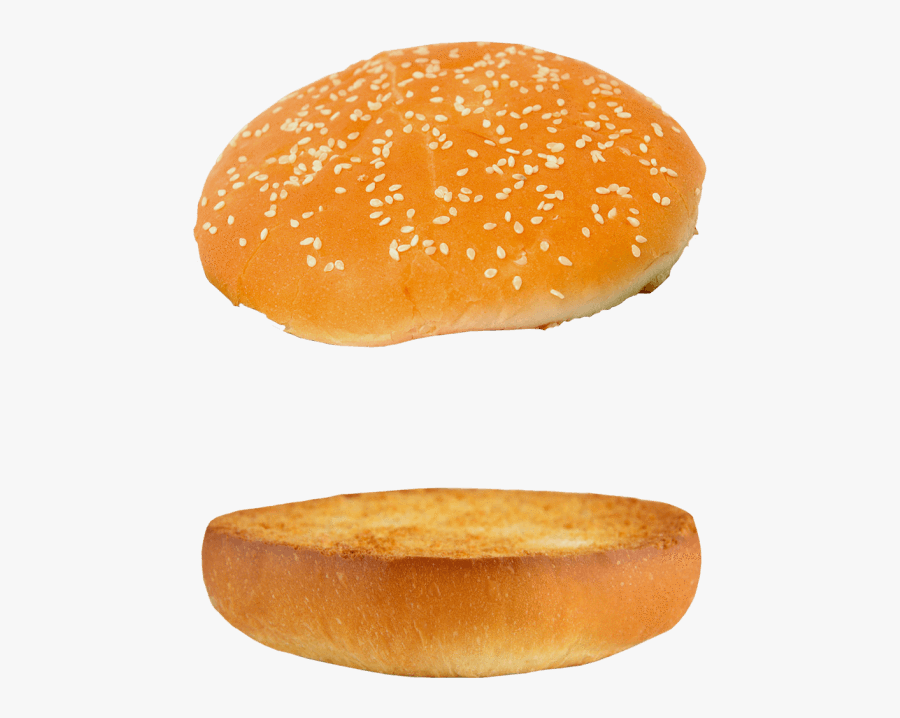 Transparent Hamburger Buns Clipart - Top Hamburger Bun Png, Transparent Clipart