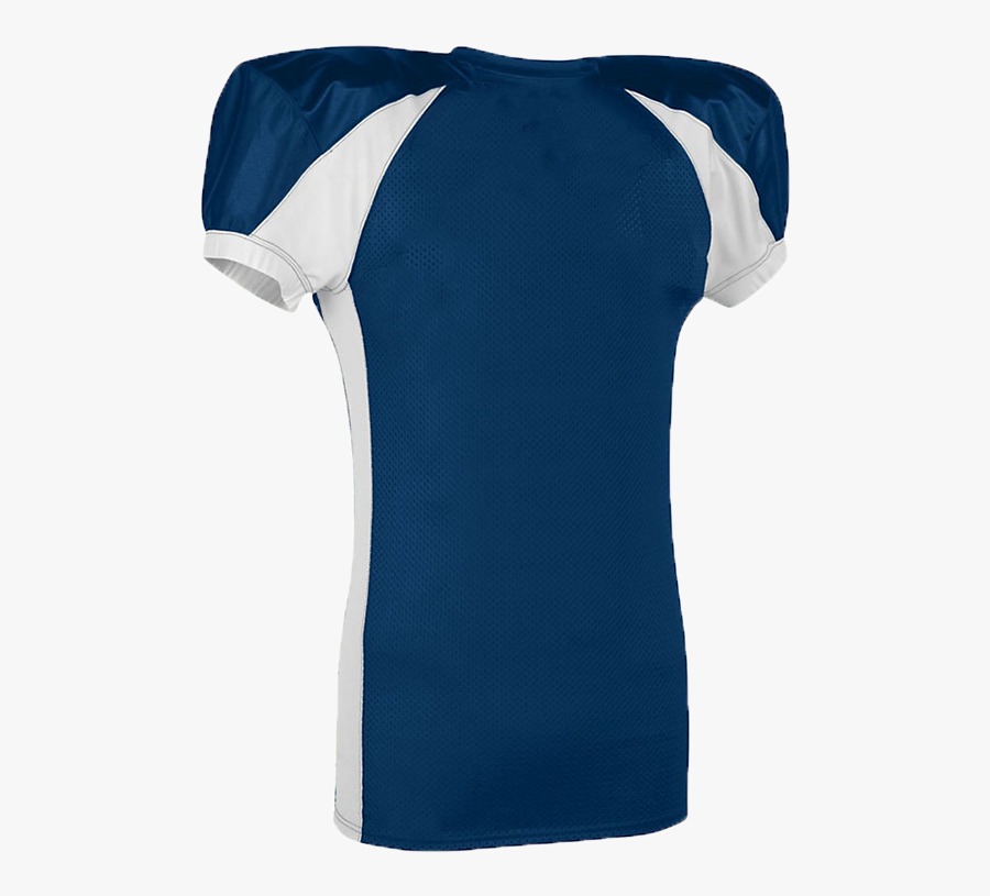 Augusta Snap Jersey 9565 Navy White - Active Shirt, Transparent Clipart