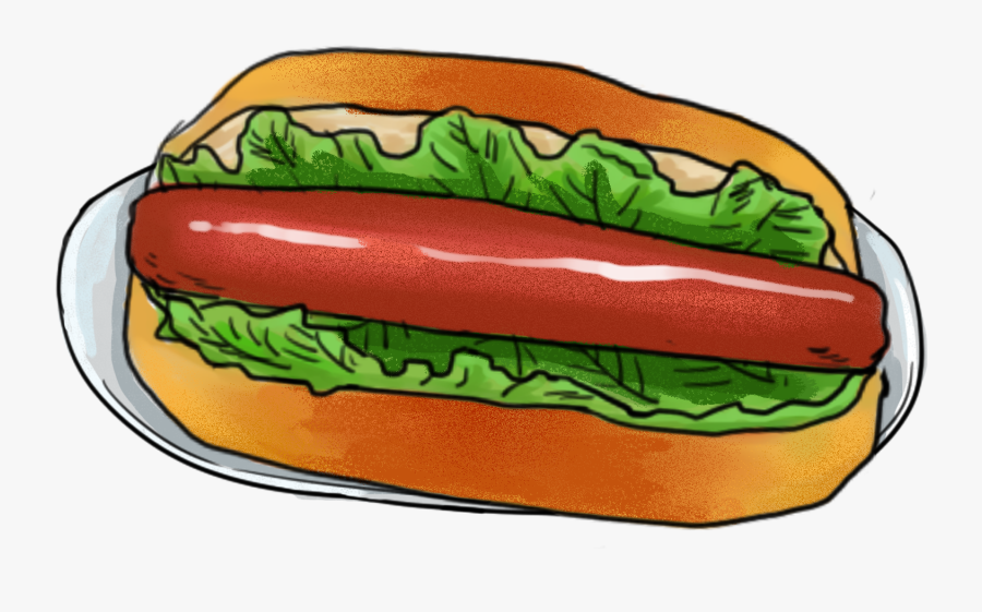 Transparent Hot Dog Bun Clipart - Chili Dog, Transparent Clipart