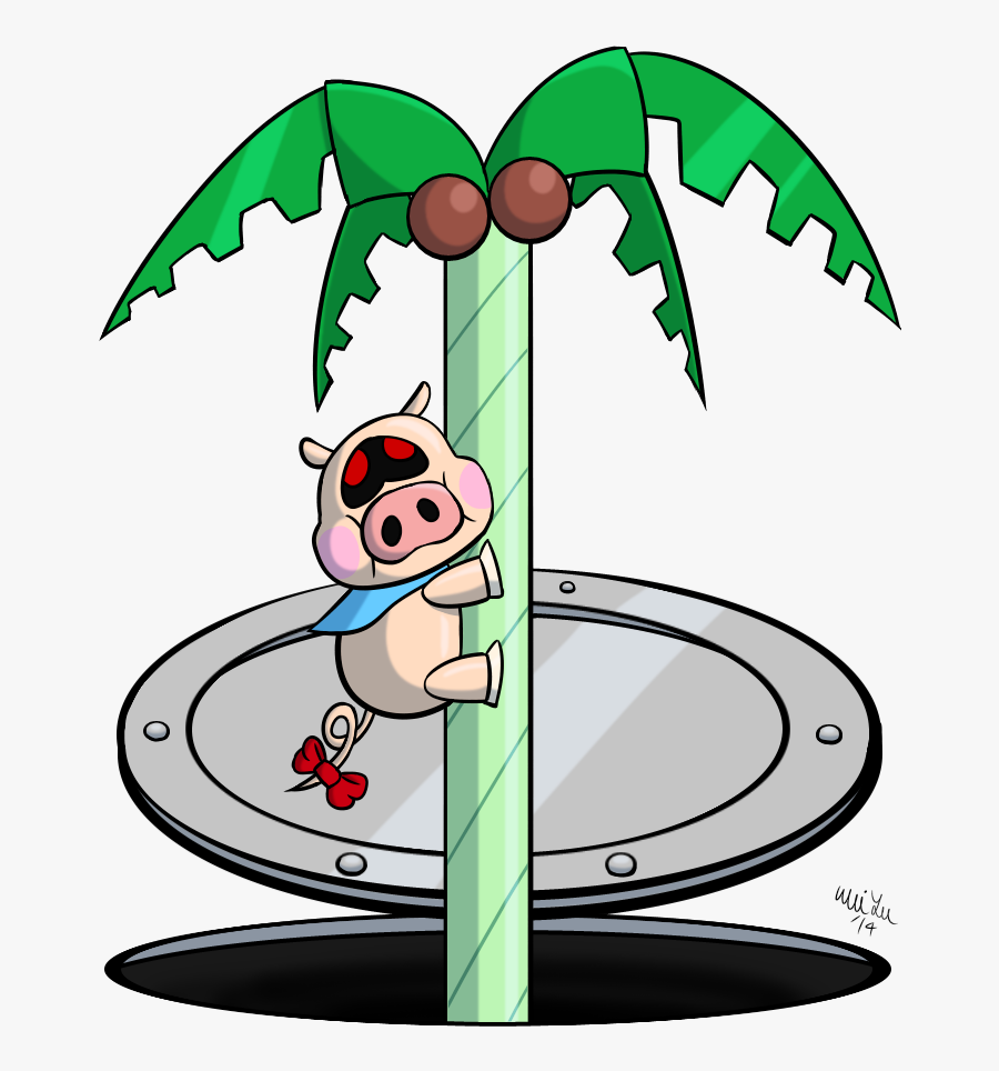 Pig Climbing Tree, Transparent Clipart