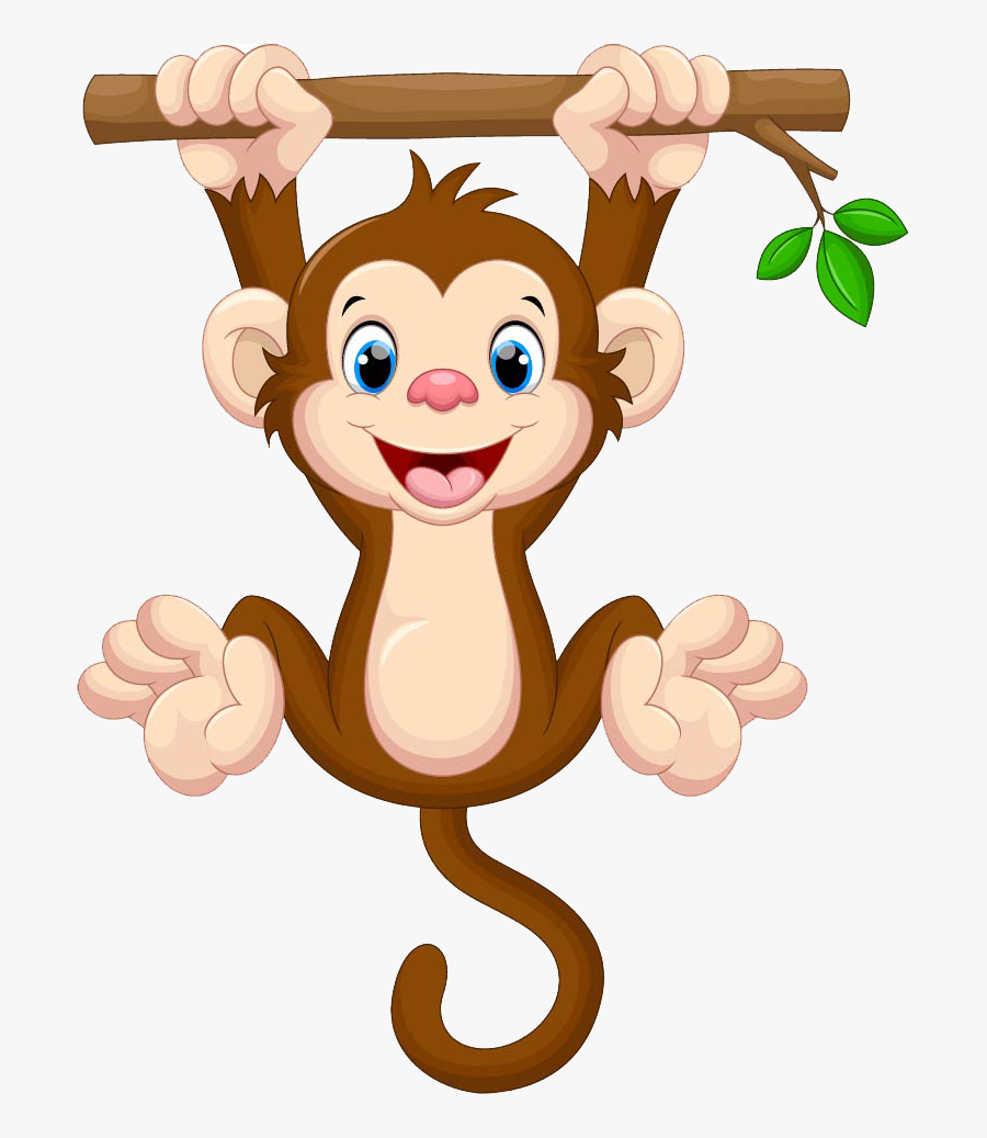 Monkey Drawing Royalty-free Free Hd Image Clipart - Imagen De Un Mono Animado, Transparent Clipart