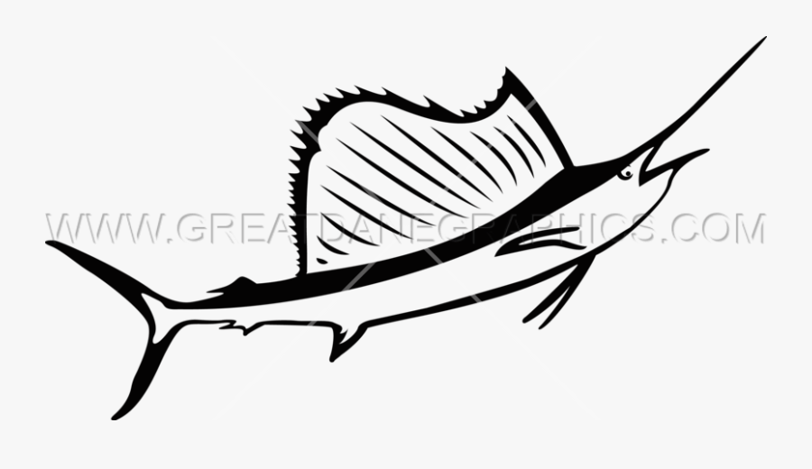Sailfish Drawing Easy For Free Download, Transparent Clipart