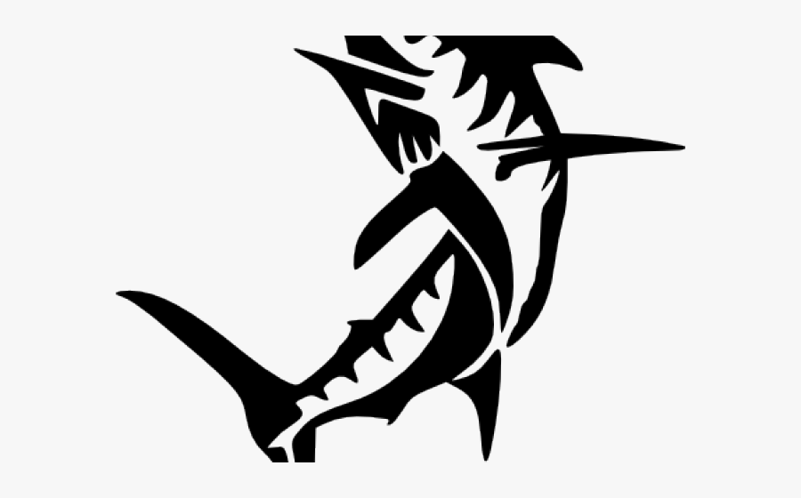 Blue Marlin Silhouette, Transparent Clipart