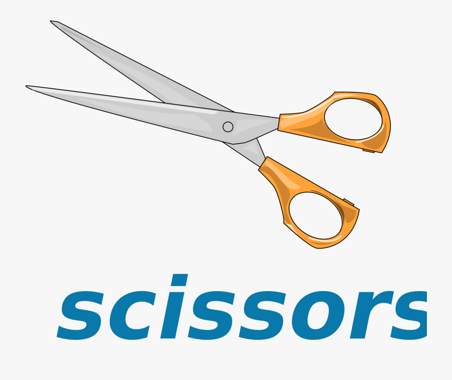 Clipart Paper Scissors - Rock Scissors Paper Flashcards, Transparent Clipart