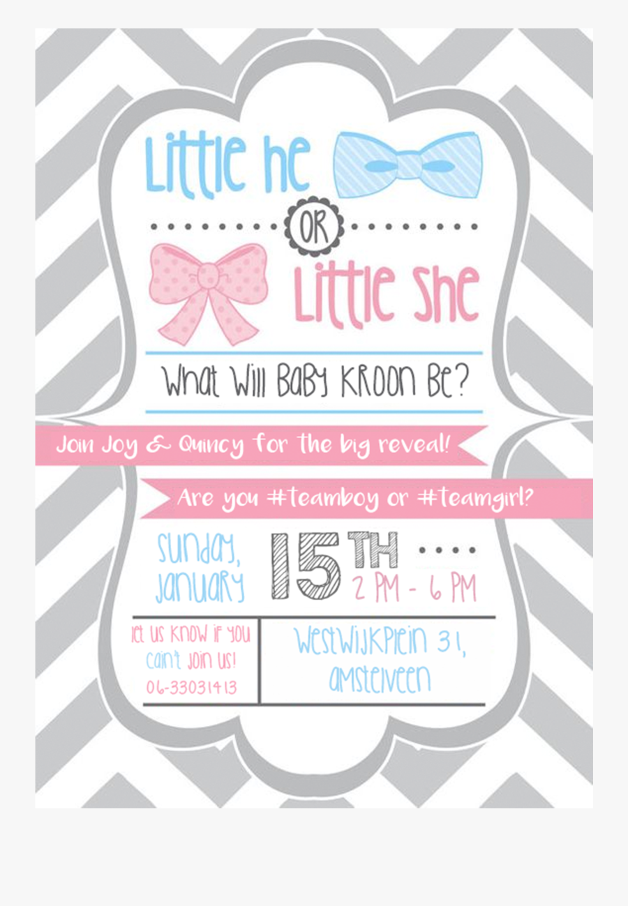 Clip Art Party - Gender Reveal Party, Transparent Clipart