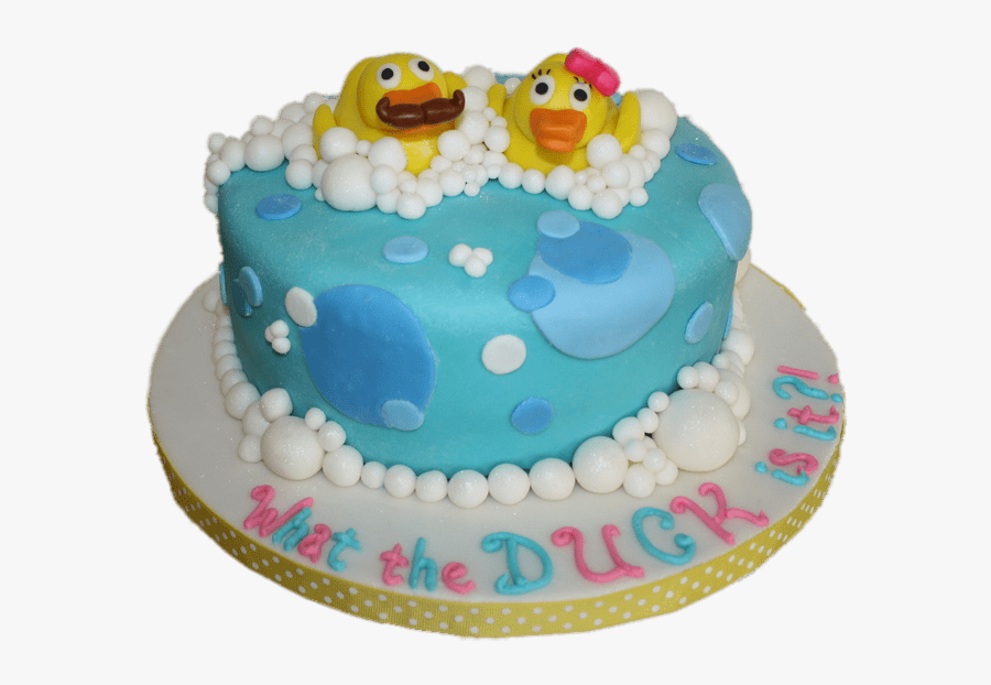 Transparent Gender Reveal Clipart - Gender Reveal Cake Ideas Duck, Transparent Clipart