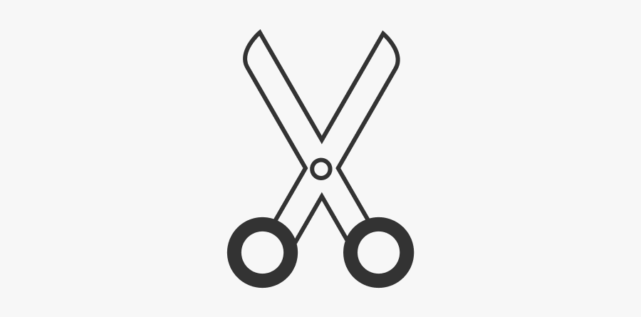 Scissors - Circle, Transparent Clipart