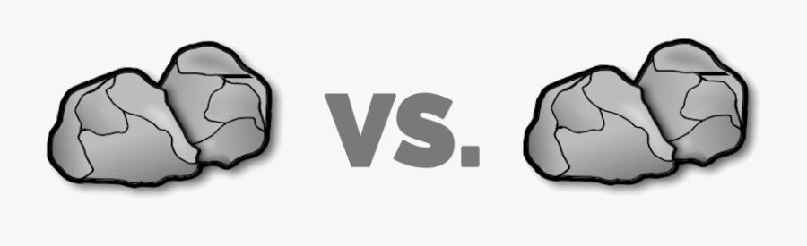 Rock Icon, Transparent Clipart