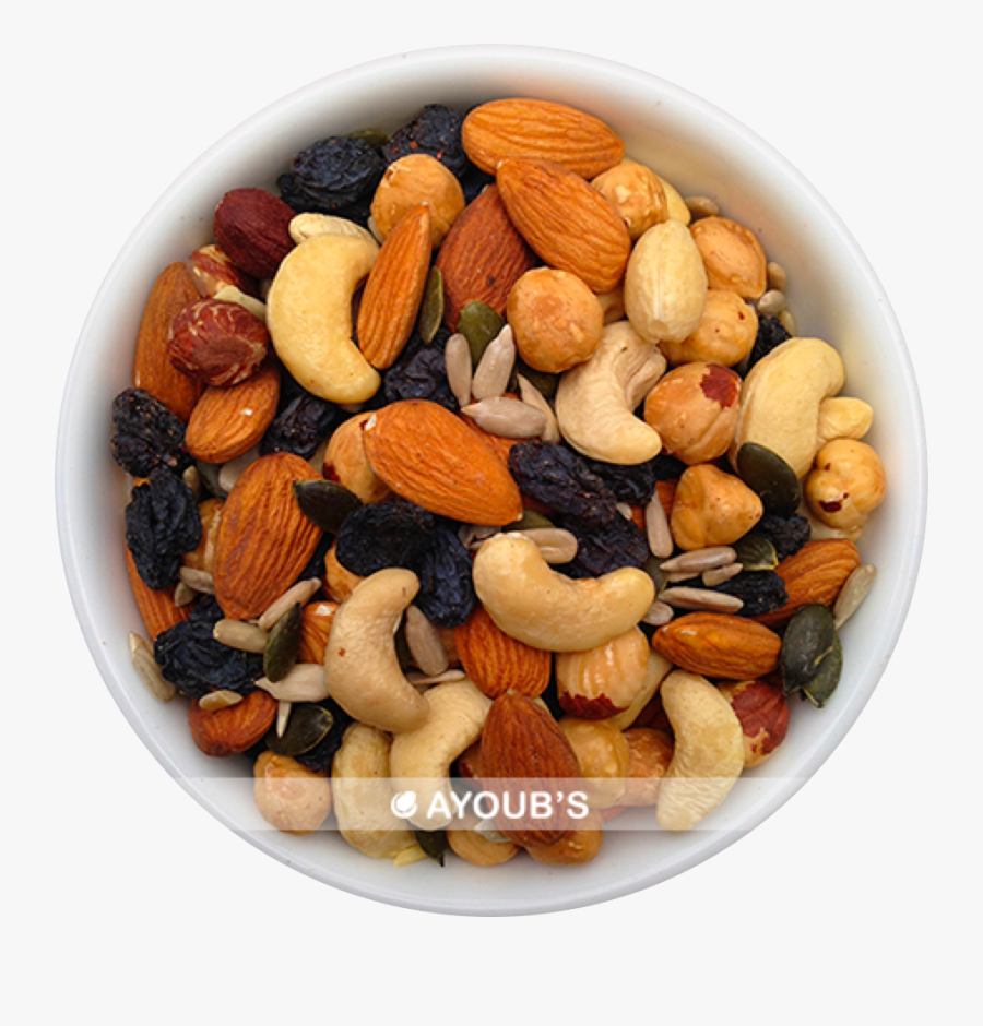 Transparent Raisins Clipart - Mixed Nuts, Transparent Clipart