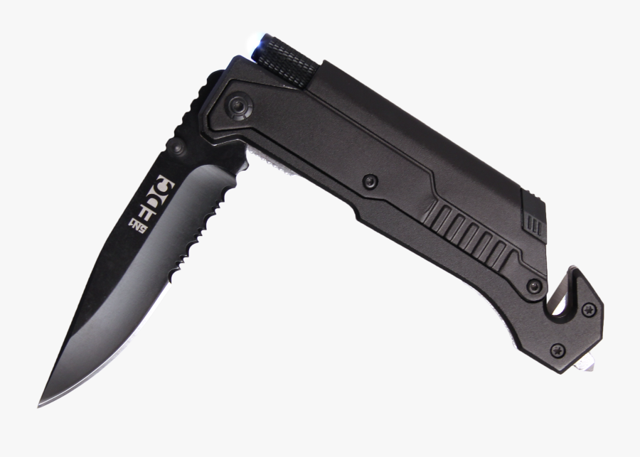 A Knife Is Also One Of The Two Most Critical Survival - Knife Flashlight, Transparent Clipart