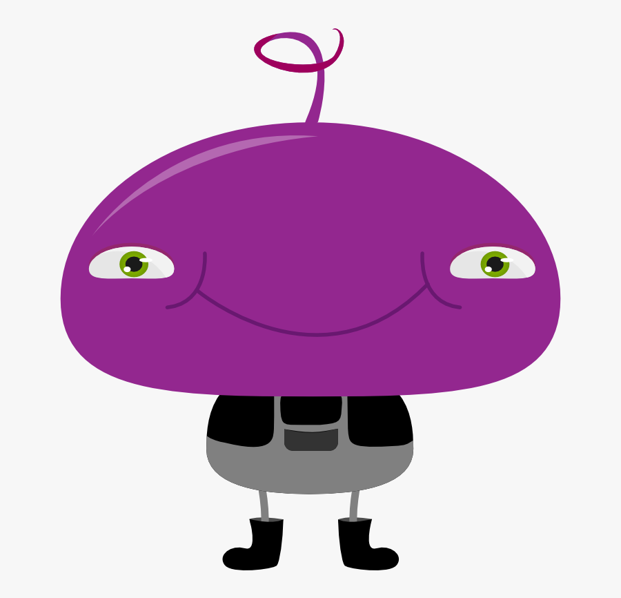 Chiuci - Alien With Hair Cartoon, Transparent Clipart