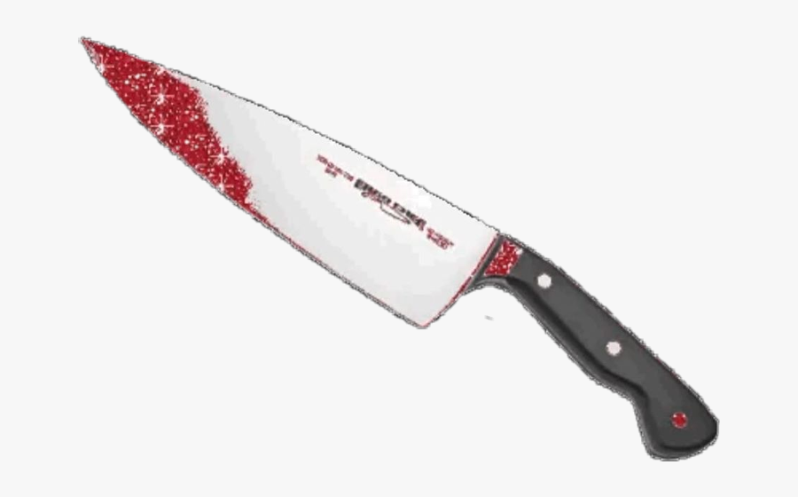 Knife Goth Blood Satan Satanism Freetoedit - Utility Knife, Transparent Clipart