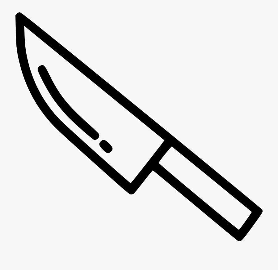 Knife Cut Cook Chef Cutlery - Fork Knife Chef Icons, Transparent Clipart