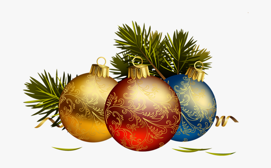 Christmas Balls No Background, Transparent Clipart