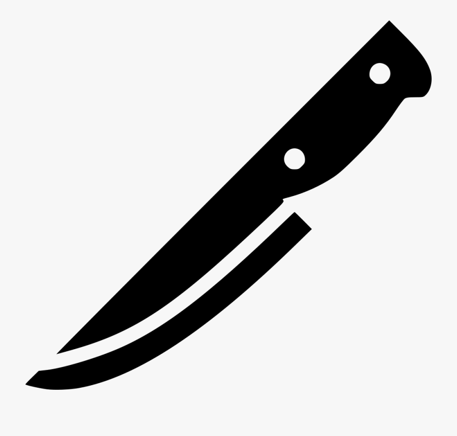 Clip Art Collection Of Free Vector - Chef Knife Black Png, Transparent Clipart