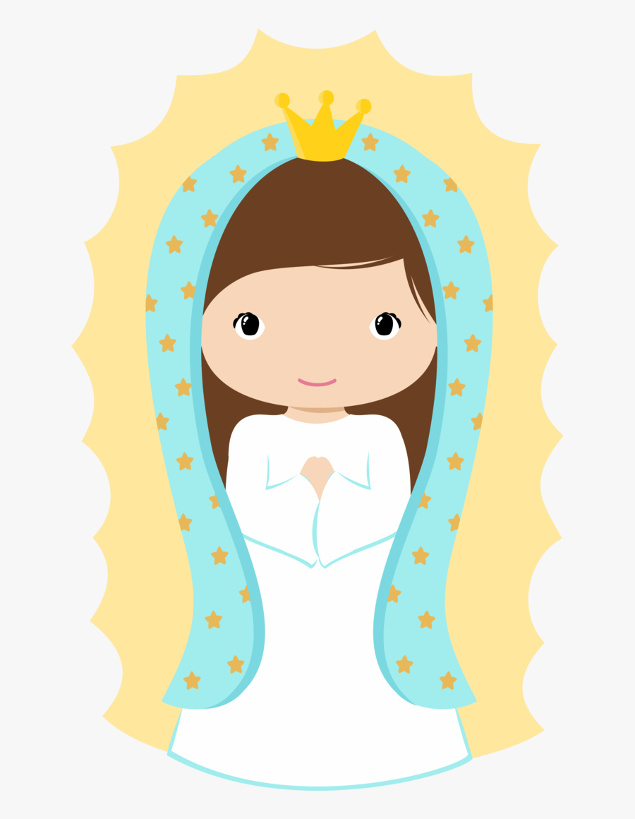 Family Baptism Cliparts - Nossa Senhora Das Graças Cute Png, Transparent Clipart