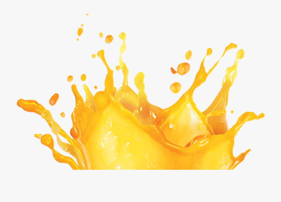 Pull Fruit Creative Juice Splash Effects Orange Clipart - Orange Juice Splash Png, Transparent Clipart