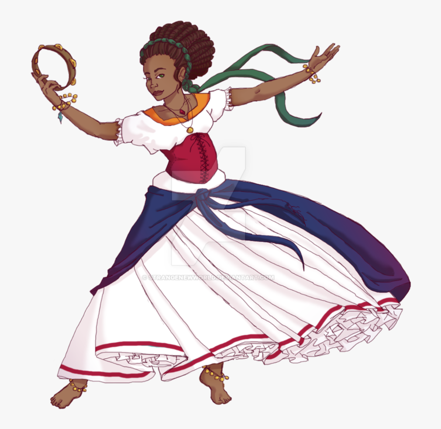 Gypsy By Strangenewworld - Gypsy Dance Art Clip, Transparent Clipart
