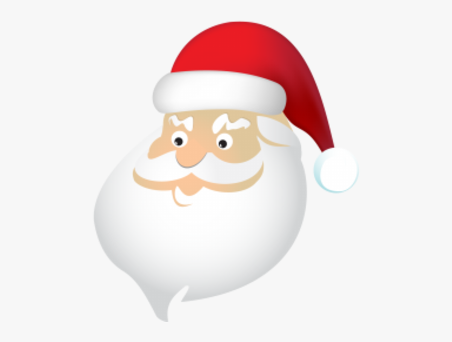 Santa Claus Head Png, Transparent Clipart