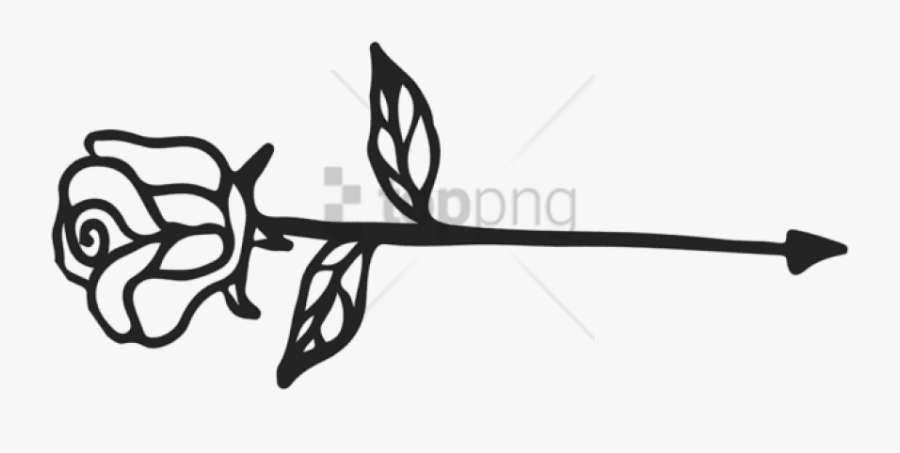 Free Png Calligraphy Arrow Line Png Image With Transparent - Arrow Calligraphy Png, Transparent Clipart