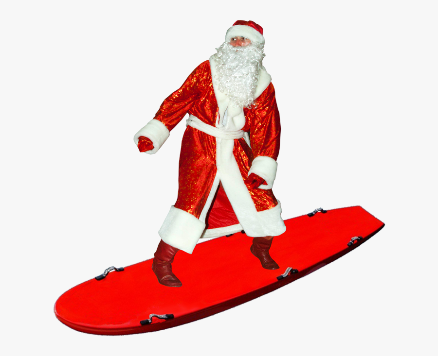 Santa Head Image Clause - Transparent Background Surfer Png, Transparent Clipart