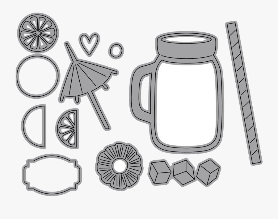 Summer Drink - Sketch, Transparent Clipart