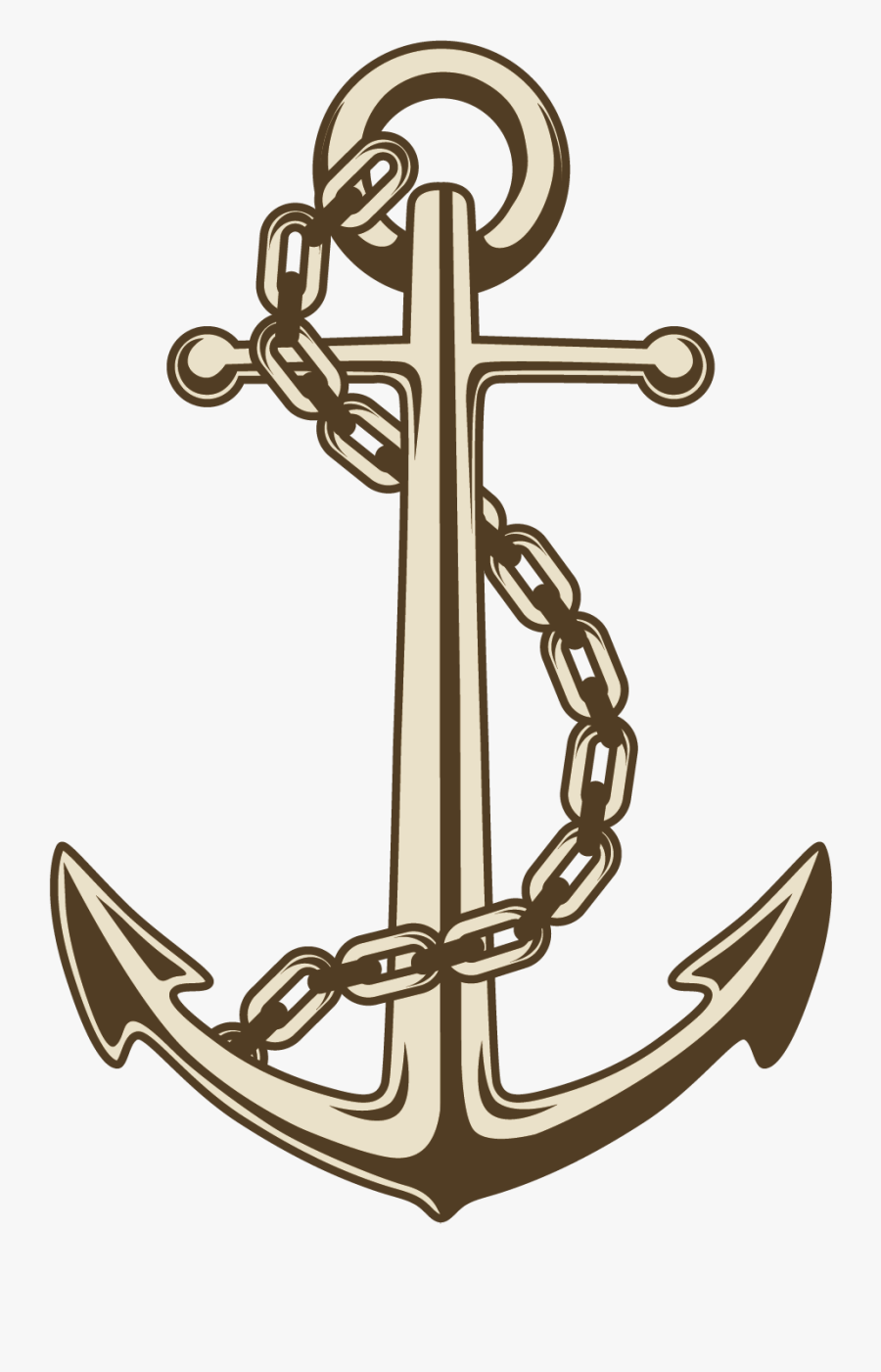 Ships Anchor Png Clipart , Png Download - Anchor With Steering Wheel, Transparent Clipart