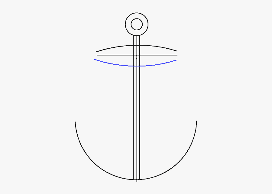 How To Draw Anchor - Circle, Transparent Clipart
