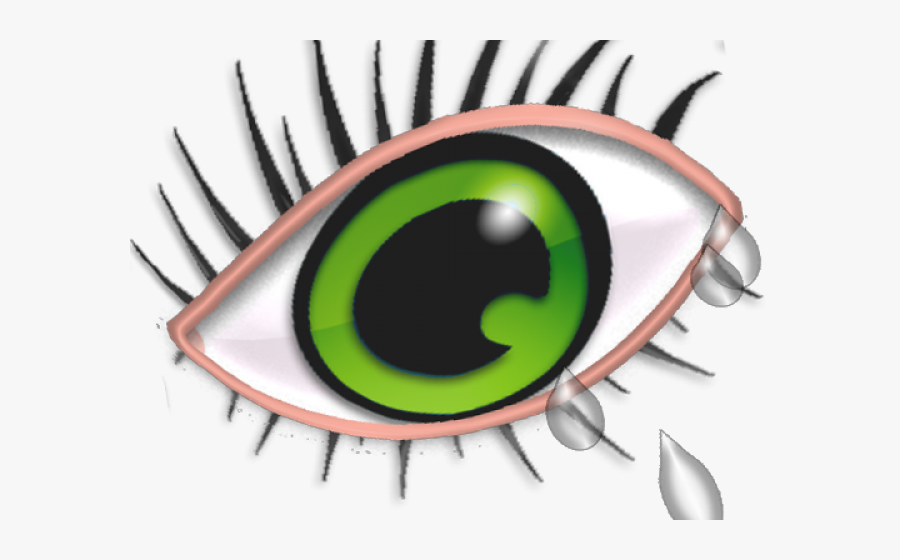 Crying Clipart Dry Eye - Close-up, Transparent Clipart