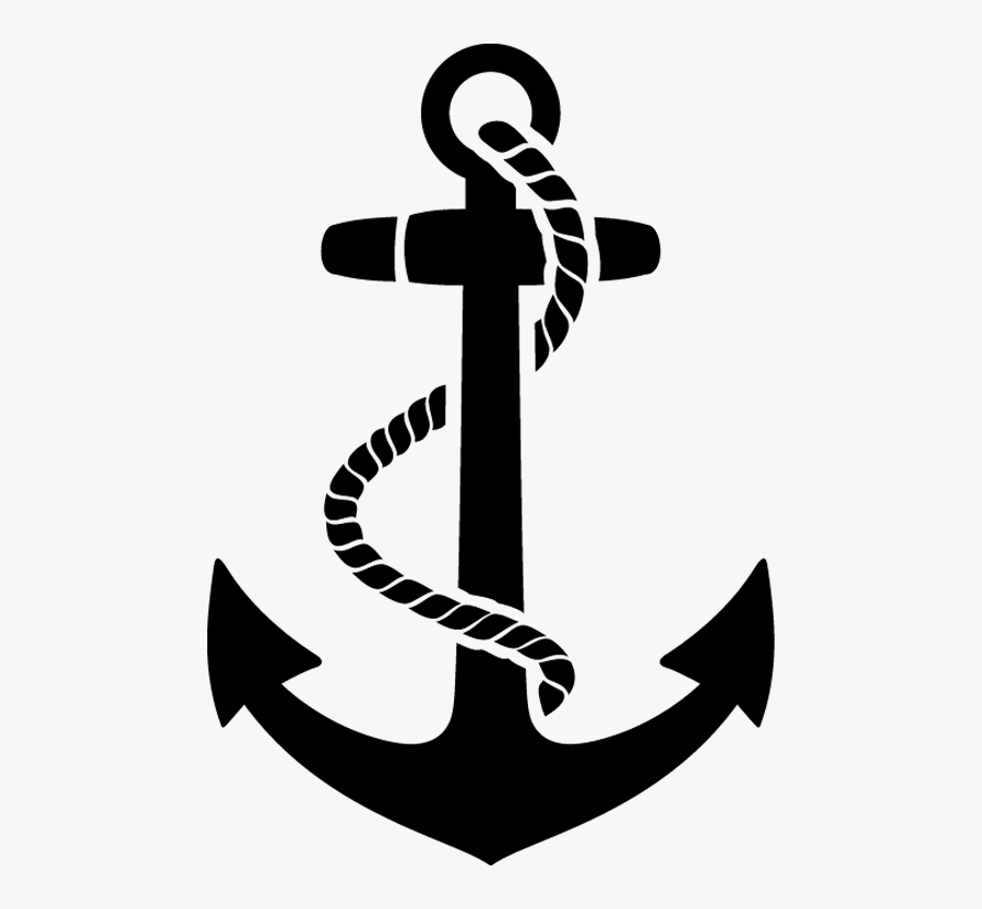 Anker Png Pluspng Anchor Stencil- - Navy Anchor Logo Png, Transparent Clipart